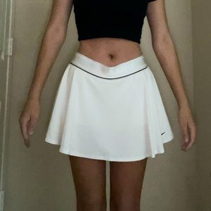 white nike tennis skirt